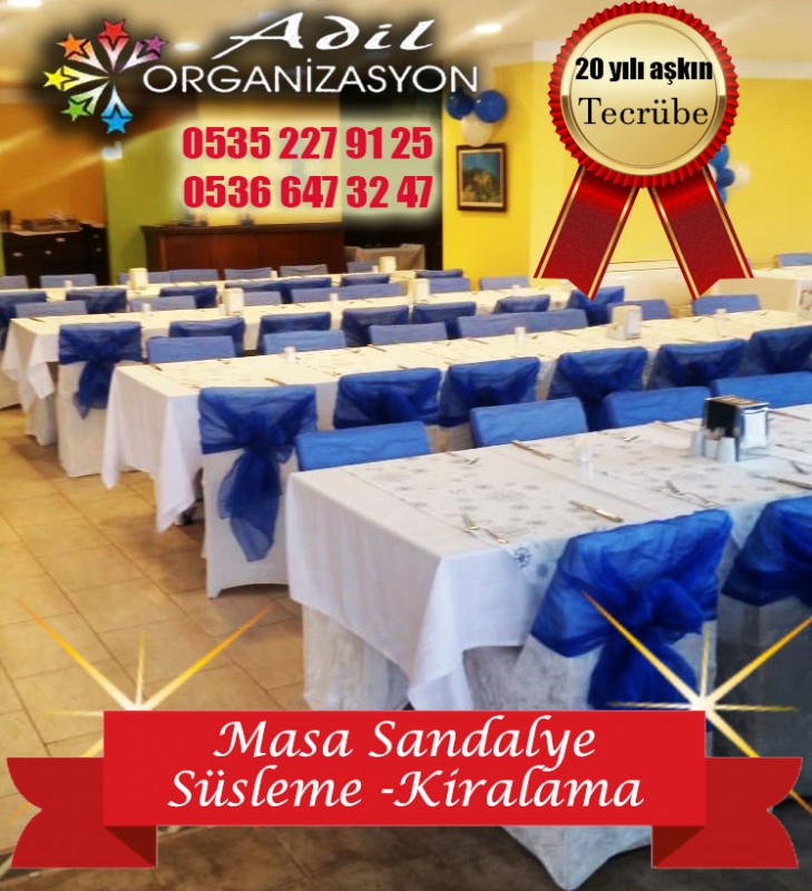 Profesyonel Masa Sandalye Kiralama