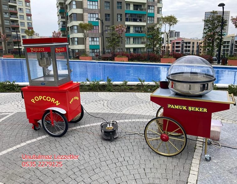 kiralik pamuk şeker arabasi organizasyonu