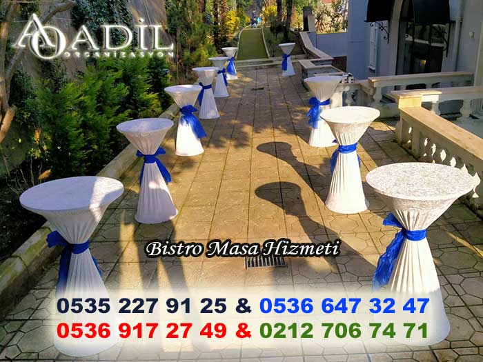 kokteyl ve bistro masa kiralama