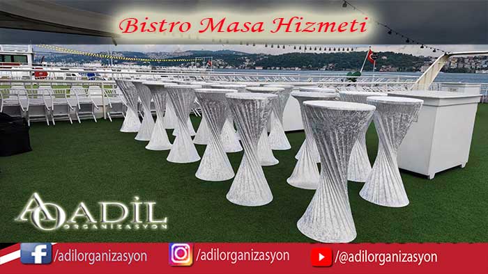 kokteyl ve bistro masa kiralama