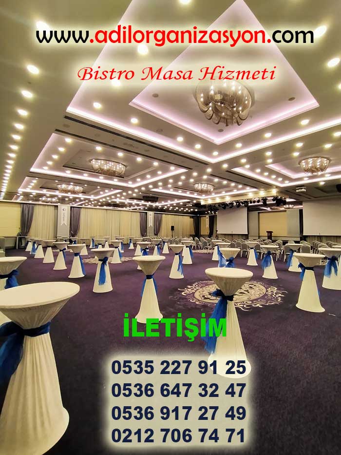 kokteyl ve bistro masa kiralama