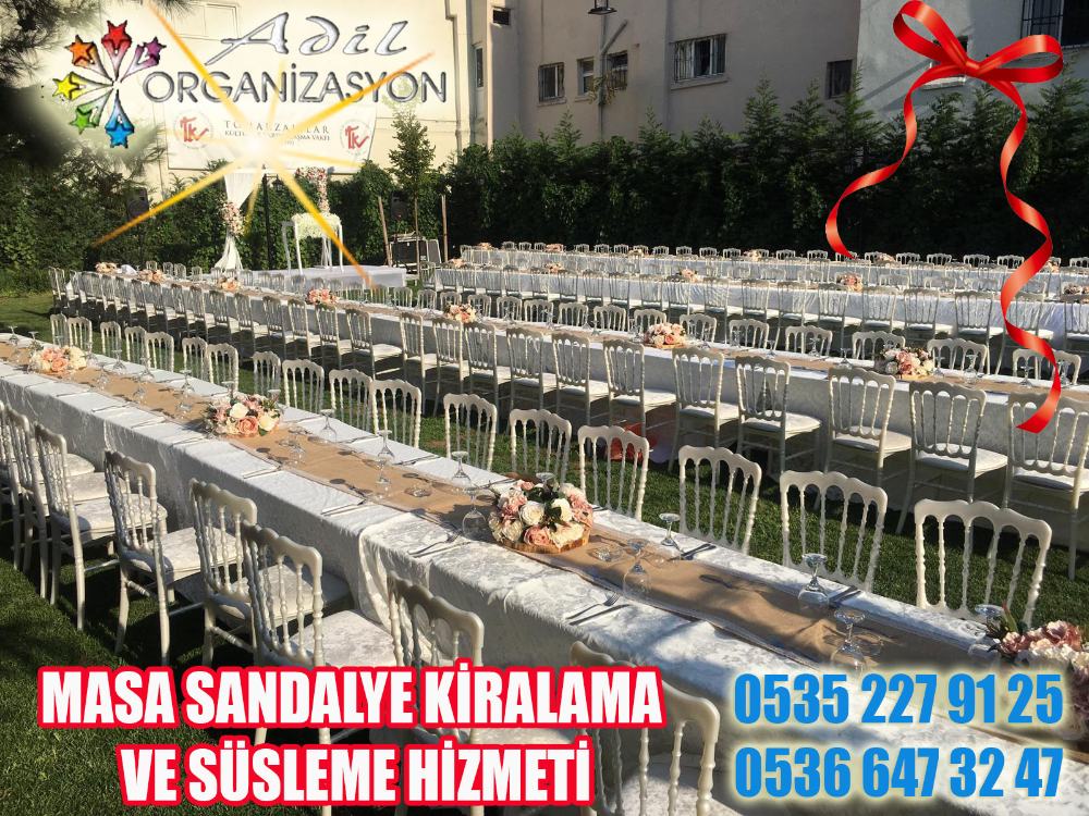 MASA SANDALYE KİRALAMA MASA SANDALYE KİRALAMA